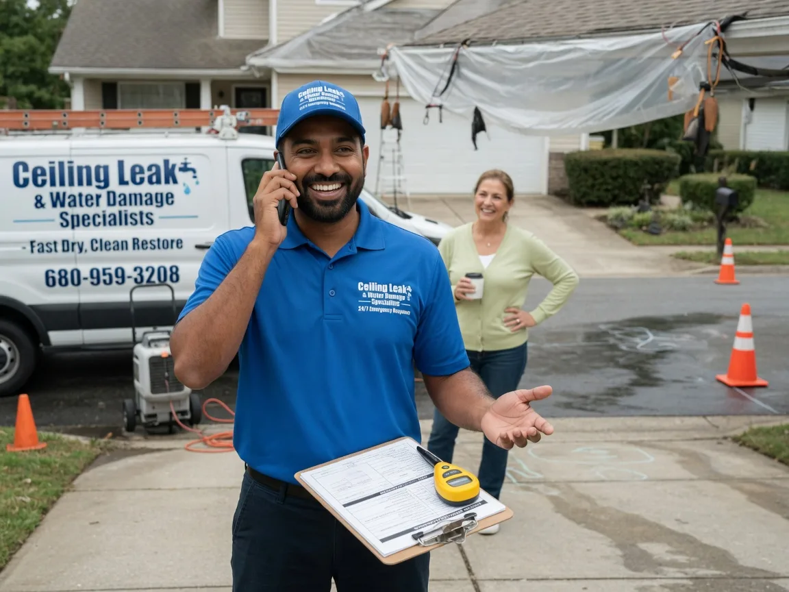 Ceiling Leak Cleanup Emporia, KS FAQs